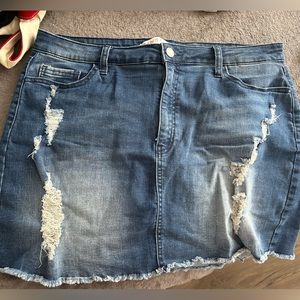 Jean skirt